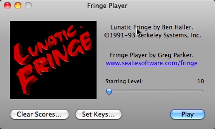 Fringe Player 2 2.0 : Main window
