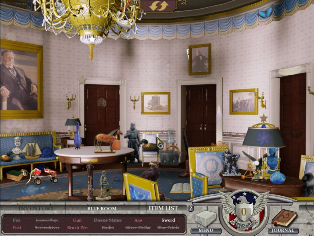 Hidden Mysteries: The White House 1.0 : Searching for objects
