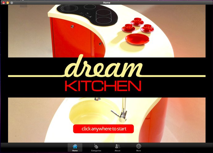 DreamKitchen 1.0 : Main window