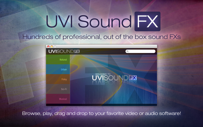 UVI Sound FX 1.0 : UVI Sound FX screenshot