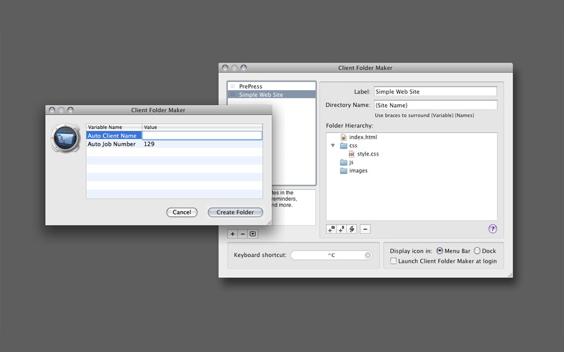 Client Folder Maker 4.0 : Client Folder Maker screenshot