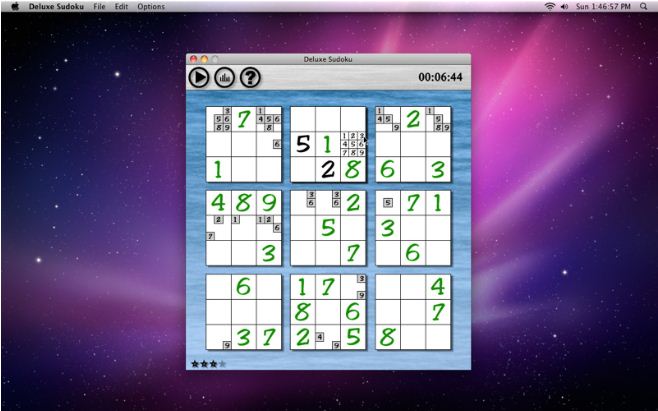 Deluxe Sudoku 1.1 : General view