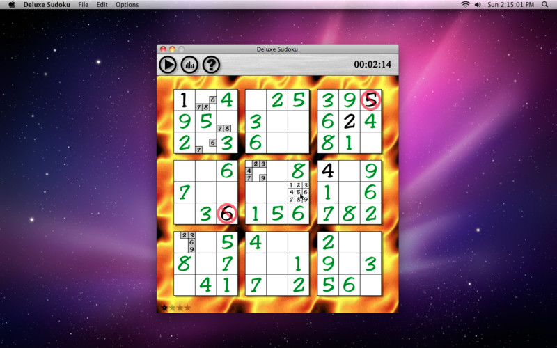 Deluxe Sudoku 1.1 : Deluxe Sudoku screenshot