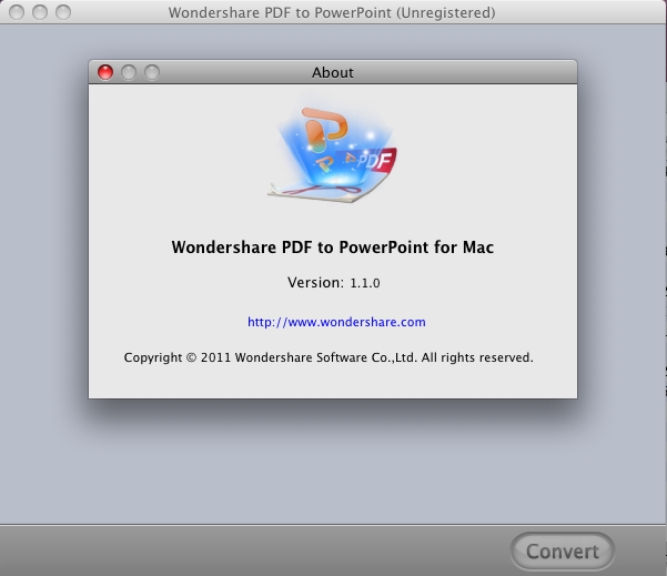 Wondershare PDF to PowerPoint 1.1 : About