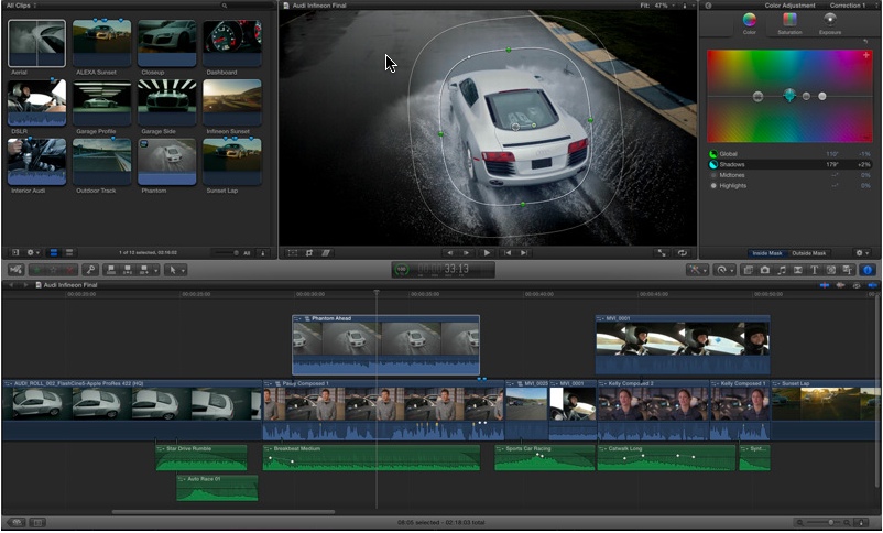 First Cuts for FCP 1.6 : Main window