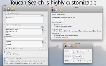 Toucan Search screenshot