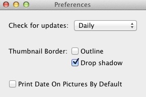 Snapshot for Mac 3.1 : Preferences