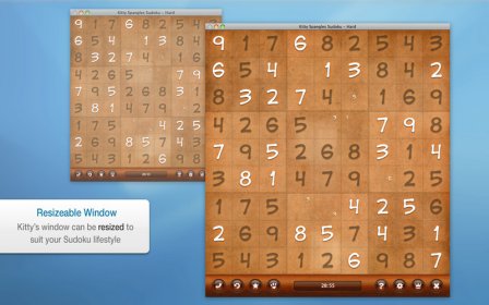 Kitty Spangles Sudoku screenshot