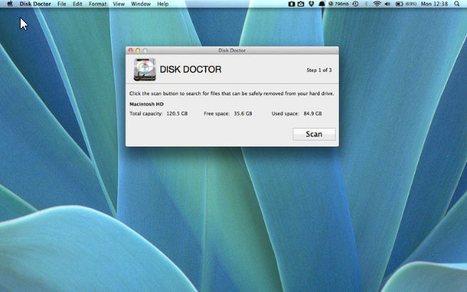 Disk Doctor 1.0 : Main window