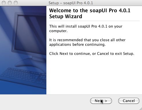 soapUI-Pro- 4.0 : Main window