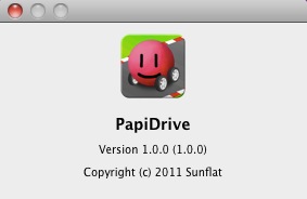 PapiDrive 1.0 : About window