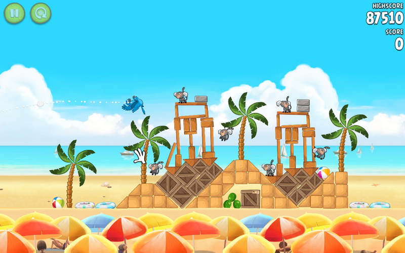 Angry Birds Rio : Gameplay