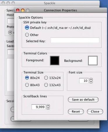 Spackle 1.5 : Main interface