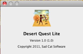 Desert Quest Lite 1.0 : About