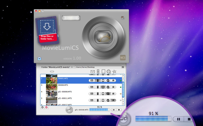 MovieLumiCS '11 1.0 : MovieLumiCS '11 screenshot