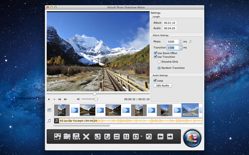 Xilisoft Photo Slideshow Maker 1.0 : Xilisoft Photo Slideshow Maker screenshot