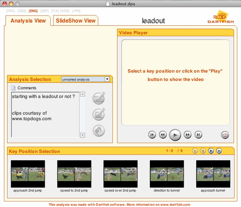 Dartfish Viewer 1.0 : Sample Presentation
