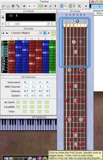 Interactive Fretboard and Scale
