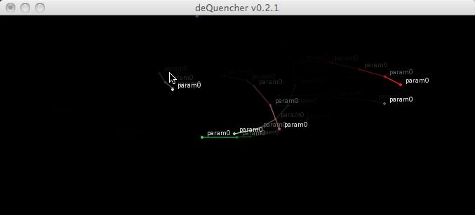 deQuencher 0.2 : Main window