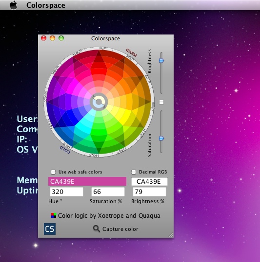 Colorspace 2.7 : General View