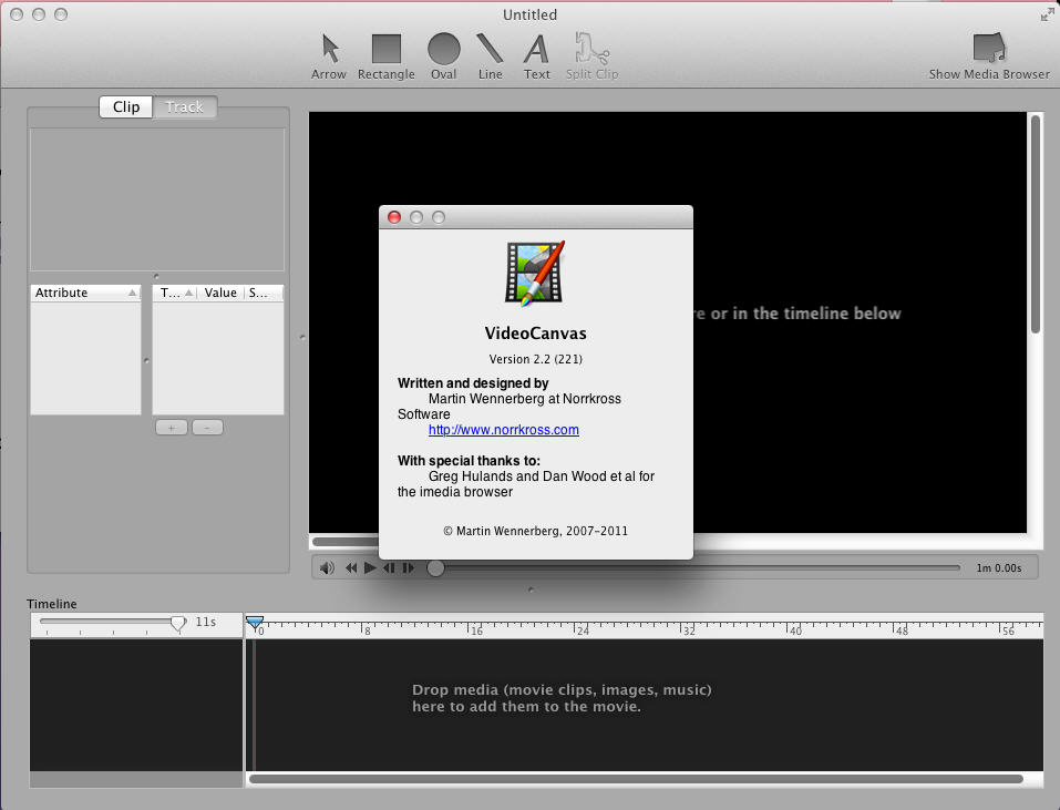 VideoCanvas 2.2 : Main Window