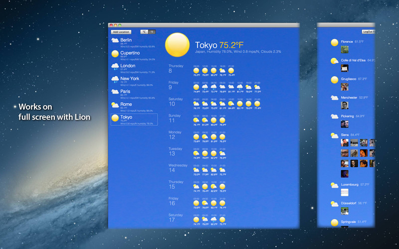 SocialWeather 1.0 : Social Weather screenshot