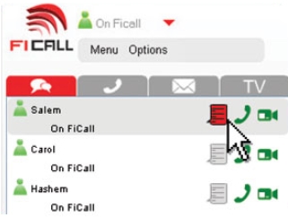 FiCall 1.0 : Chat