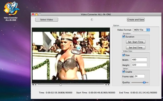 Video Converter ALL-IN-ONE 1.0 : Main window