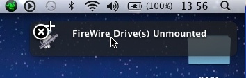 Unmount FireWire Drives 1.0 : Main window