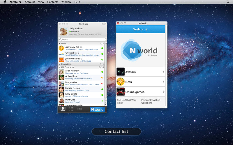 Nimbuzz - Free Calls & Messaging : Nimbuzz - Free Calls & Messaging screenshot