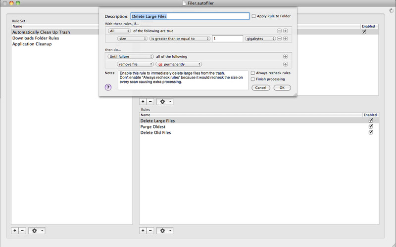 AutoFiler 1.5 : AutoFiler screenshot