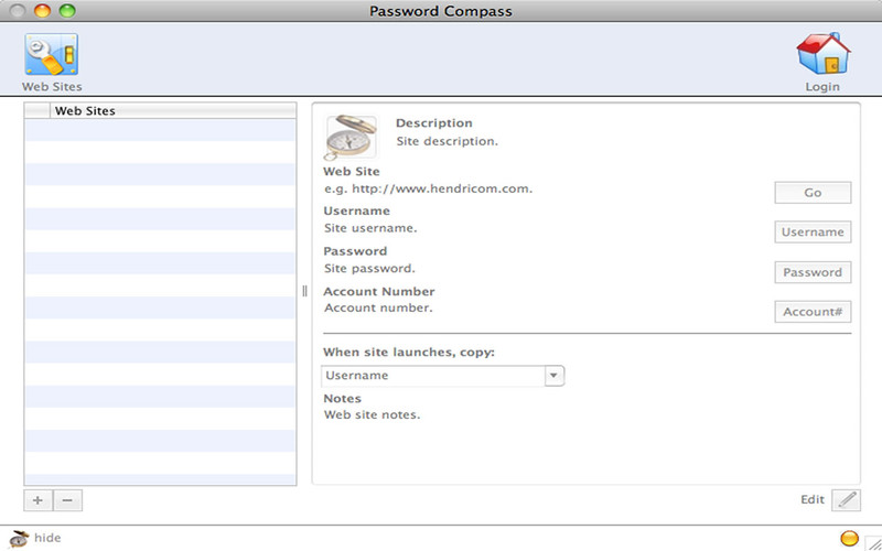 Password Compass : Password Compass screenshot