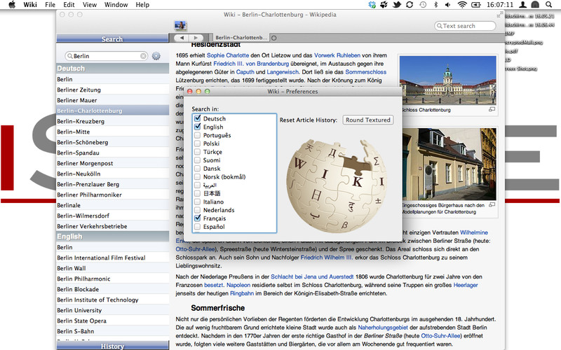 Wiki Reader 1.3 : Wiki Reader screenshot