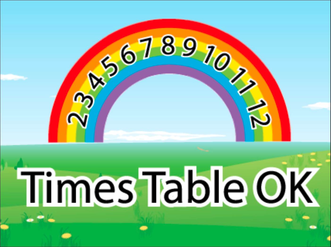 Times Table OK MA 1.3 : Main menu
