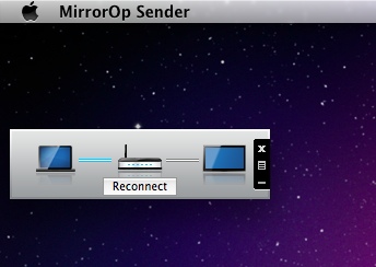 MirrorOp Sender 2.0 : Main window