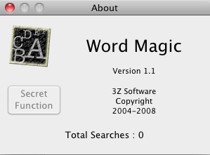 Word Magic 1.1 : About