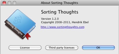 SortingThoughts 1.2 : About