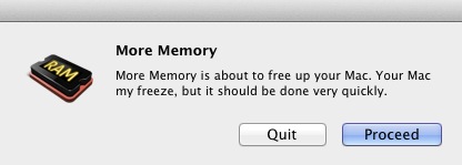 More Memory 1.2 : Main window