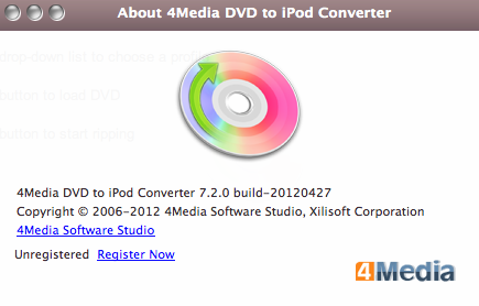 4Media DVD to iPod Converter 7.2 : About