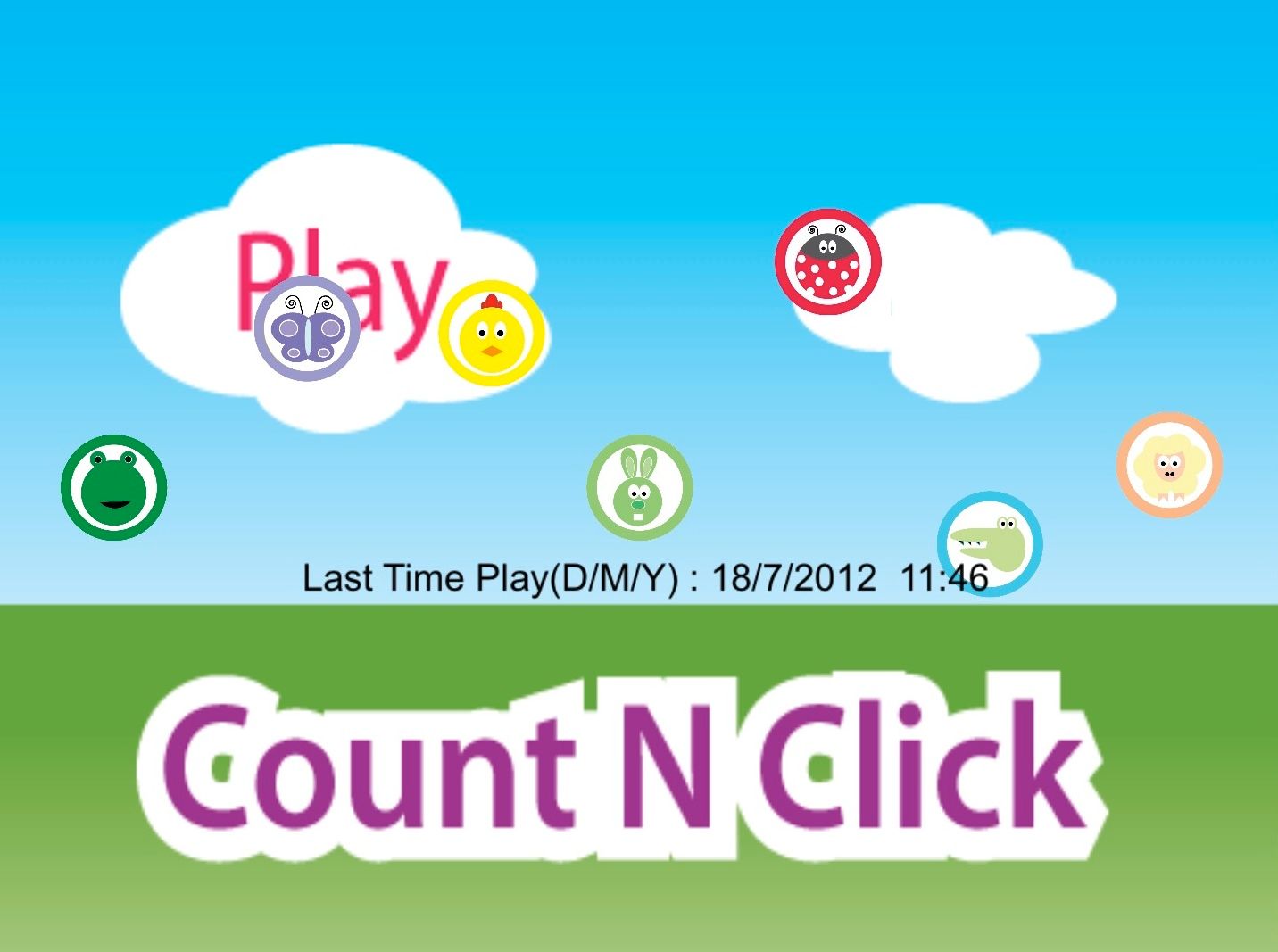 Count n Click 1.7 : Main menu