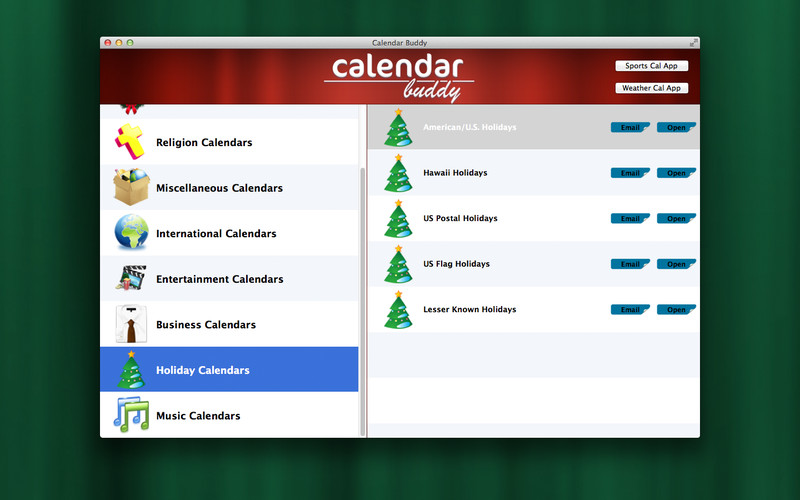 Calendar Buddy 1.0 : Calendar Buddy screenshot