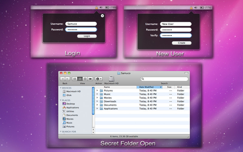 Secret Folders 1.0 : Secret Folders screenshot