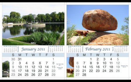 Desktop Calendar Maker screenshot