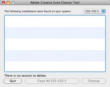 run cleaner tool for adove on mac