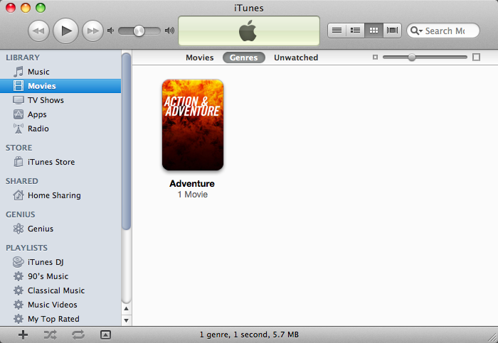 iGenres 1.0 : Cover change reflected in iTunes