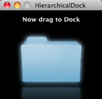 Folder dropped into HierarchicalDock