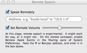Verbalize 6.1 : Configuring Remote Speech Settings