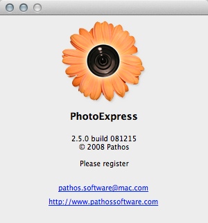 PhotoExpress 2 2.5 : About Window