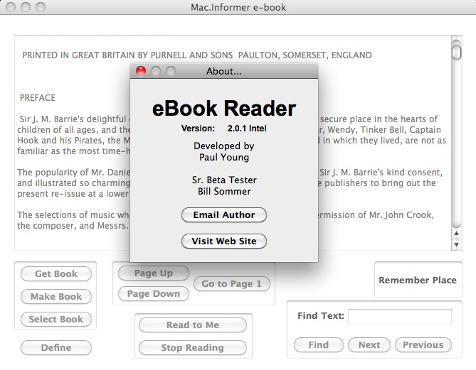 eBook Reader 2.0 : About