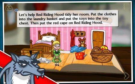 Grimm's Red Riding Hood ~ 3D Interactive Pop-up Book screenshot